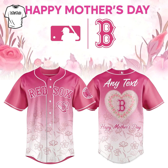Boston Red Sox Happy Mother Day Edition Custom Name Jersey