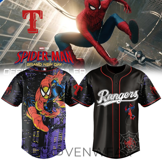 Texas Rangers x Spider Man: Brand New Day Jersey