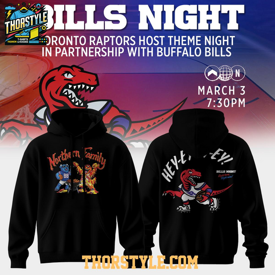 Toronto Raptors x Bills Night Northern Family 2026 Hoodie