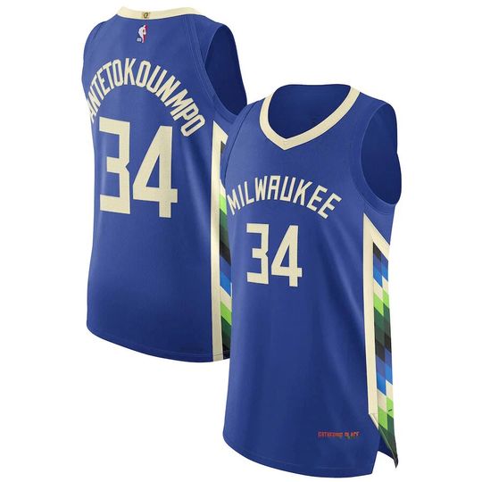 Giannis Antetoko Milwaukee Bucks City Edition Jersey