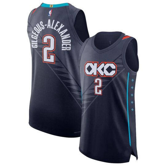 Shai Gilgeous-Alexander Oklahoma City Thunder 2026 Jersey NBA OKC