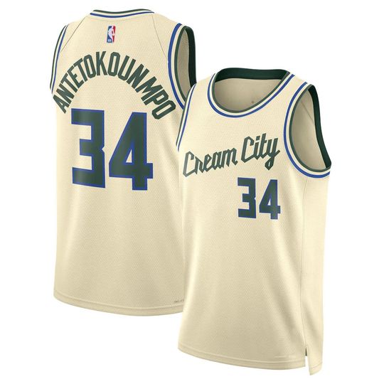 Giannis Antetoko Milwaukee Bucks Swingman Jersey 2025/26 City Edition