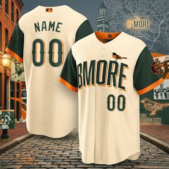 Custom Orioles 2026 City Connect Stadium Jersey