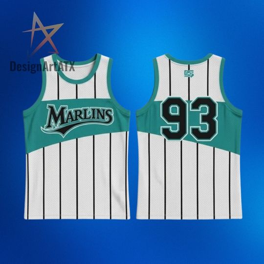 2026 Miami Marlins Throwback Basketball Jersey Giveaway