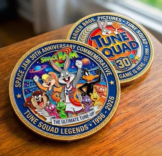 Space Jam 30th Anniversary Tune Squad Coin