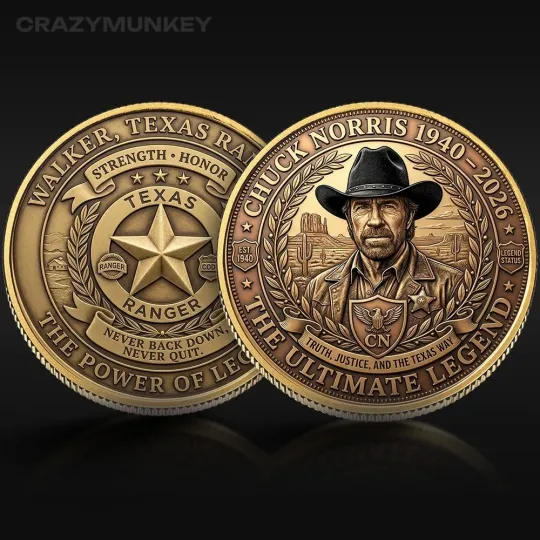 Discover Chuck Norris The Ultimate Legend 1940 2026 Commemorative Coin