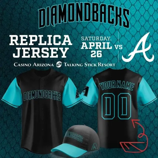 Discover Diamondbacks Replica 2026 Special Jersey Custom Name And Number