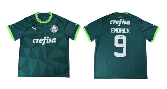 Discover Endrick Palmeiras 2023 Home Jersey Puma Men’s Green