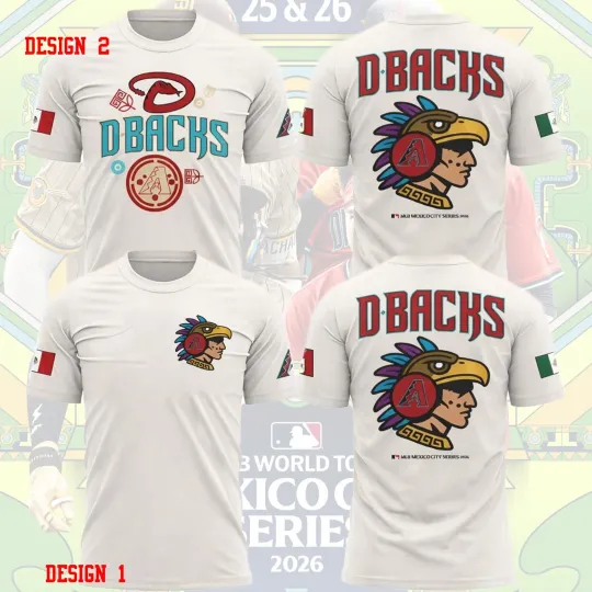 Arizonna Team Diamondbacks 2026 World Tour Mexico City Series AOP Fan Look