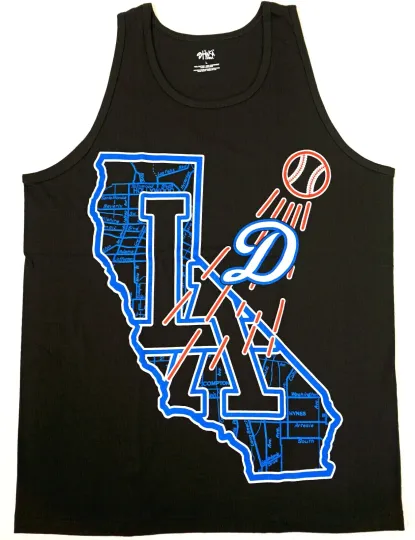 LA City of Angels Tank Top Los Angeles Baseball