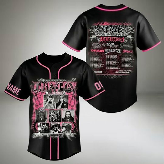 Personalized Suicideboy Jersey, Suicideboy G59 Baseball Jersey, Greyday Tour Shirt, City Morgue Tshirt, Music Tour 2026 Gift