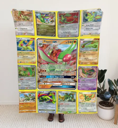 Discover Flygon Fleece Blanket, Gift for Kid