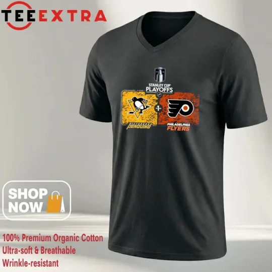 Discover Flyers vs Penguins 2026 S Cup Playoffs Round 1 shirt