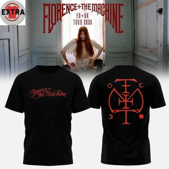 Discover 2 Sides Florence and the Machine EU UK Tour 2026 Shirt S-5XL