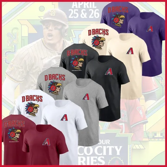 Arizonna Diamondbacks 2026 World Tour Mexico City Series Both Side For Fans
