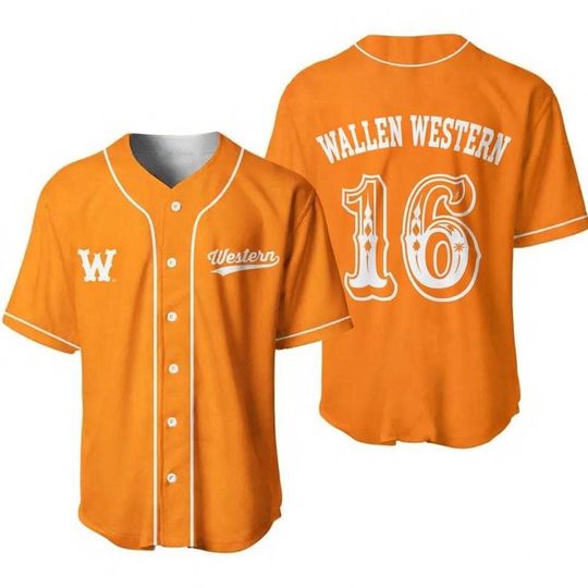 Discover Wallen Western Still The Problem Tour 2026 Baseball Jersey, Wallen Western Baseball Jersey Men/Youth Size All-over Print Fan Apparel