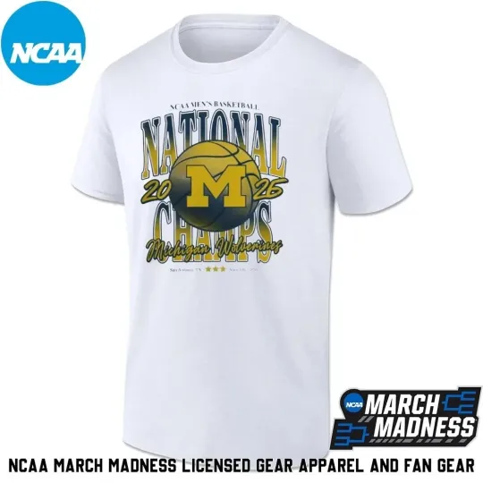 NEW! MichigMichigan Wolverines NCAA Basketball 2026 Champions Shirt
