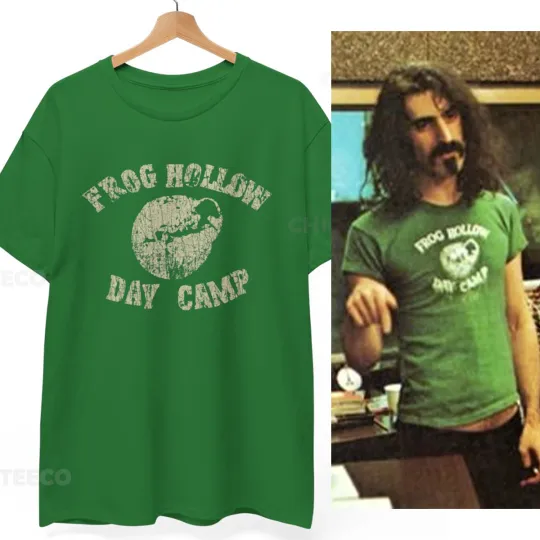 Discover Frog Hollow Day Camp T-Shirt Unisex Frank Zappa