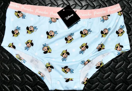 Pinocchio Disney Women's - Blue and Pink Underwear