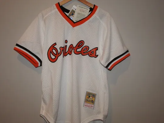 Mitchell & Ness 1985 Baltimore Orioles #8 Home Baseball Jersey