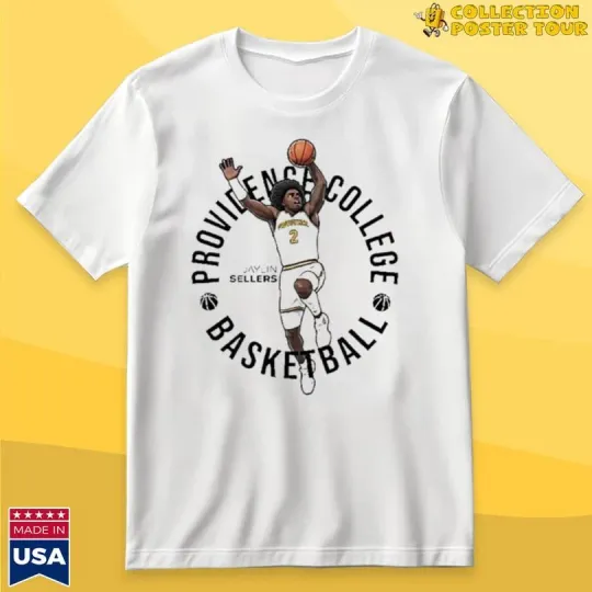 Discover Jaylin Sellers Providence College Basketball 2026 Unisex T-Shirt