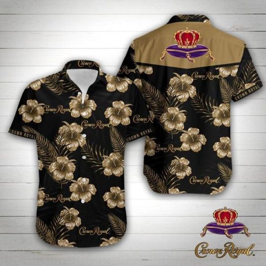 Discover Crown Royal Black Hawaiian Shirt