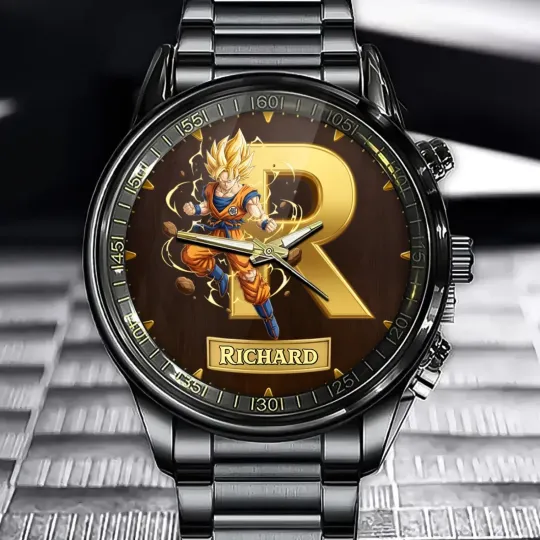 Discover Personalized Anime-Inspired Warrior Steel Band Watch for Fans