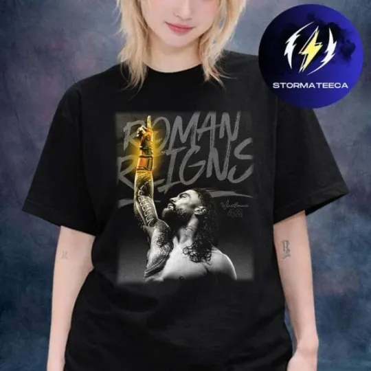 Discover Celebrates RomanReign Is New World Heavyweight Champion Mania 42 T-Shirt