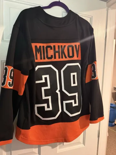 Matvei Michkov Philadelphia Flyers Black Men's Hockey Jersey Small