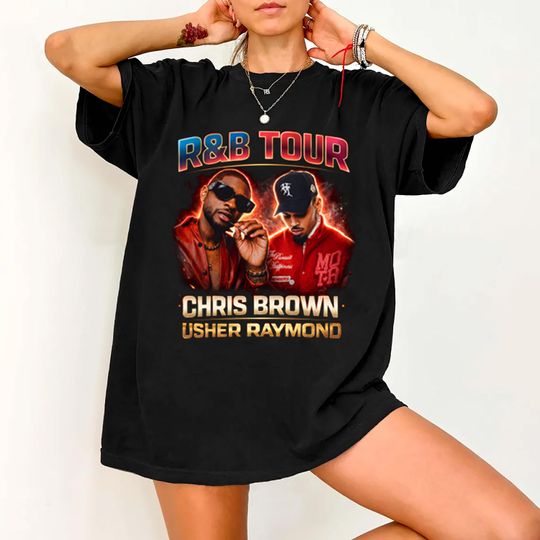 Discover R&B Tour Shirt: Chris Brown Usher Raymond Concert Tee