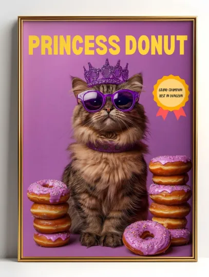 Dungeon Crawler Carl Princess Donut Champion Poster Unframed Fantasy Print