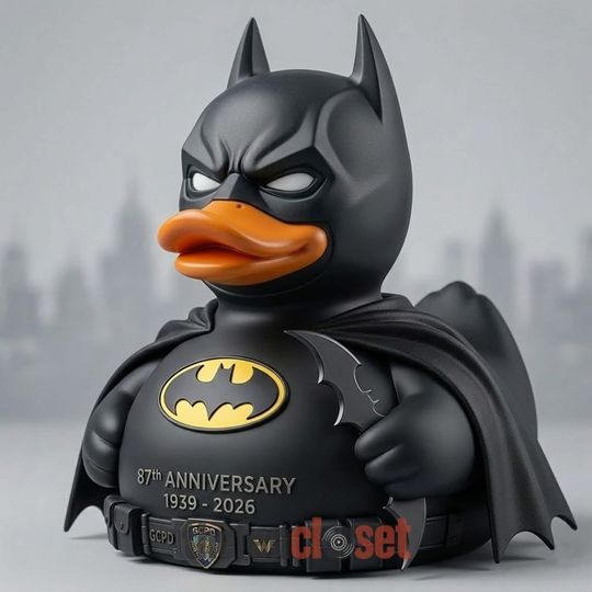 Batman The Dark Knight 87th Anniversary Duck Figure