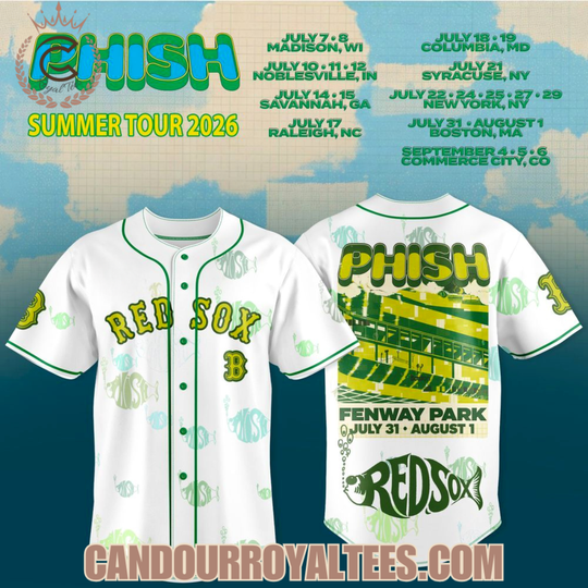 Boston Red Sox x Phish Summer Tour 2026 Jersey