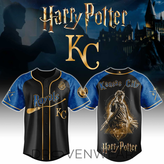 Kansas City Royals x Harry Potter Night Heritage Baseball Jersey