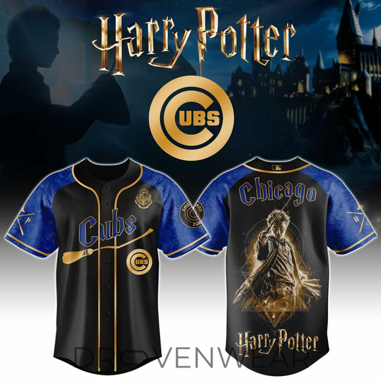 Chicago Cubs x Harry Potter Night Heritage Baseball Jersey