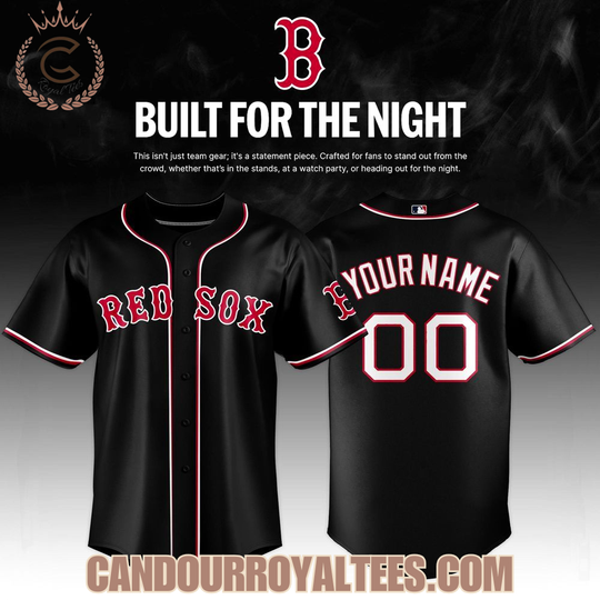 Boston Red Sox Built For The Nighht Personalized Jersey
