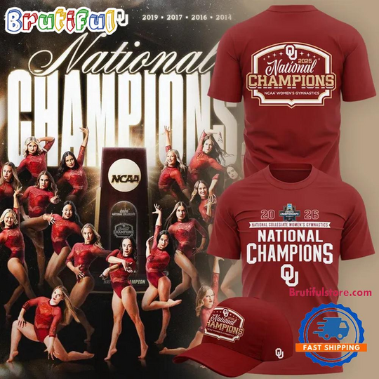 Oklahoma Sooners Champion 2026 Women’s Gymnastics National Champions Limited T Shirt