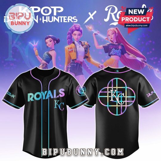 Kansas City Royals x KPop Demon Hunters Baseball Jersey