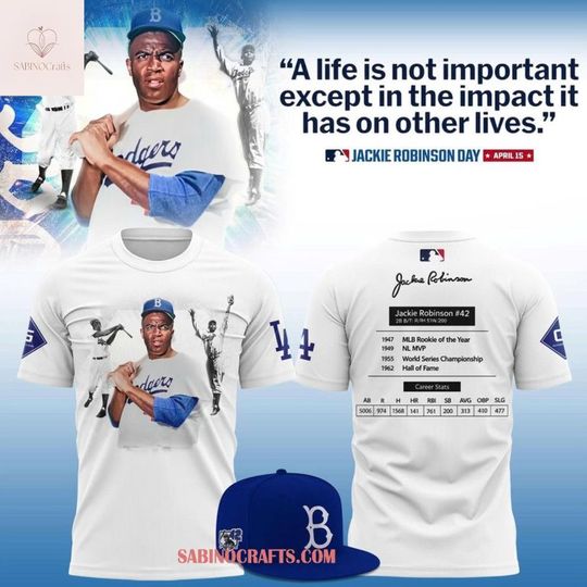 Los Angeles Dodgers 2026 Jackie Robinson Day Proud T-Shirt (Cap No Include)