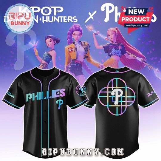 Philadelphia Phillies x KPop Demon Hunters Baseball Jersey