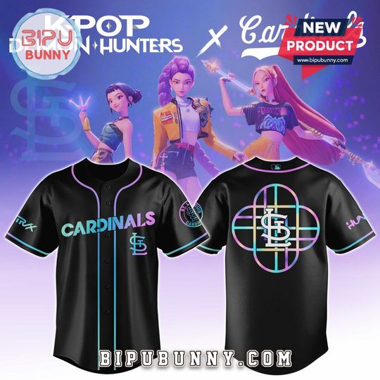 St. Louis Cardinals x KPop Demon Hunters Baseball Jersey