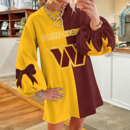 Washington Commanders Women's Puff Sleeve Long Sleeve