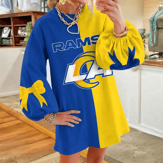Los Angeles Rams Women's Puff Sleeve Long Sleeve