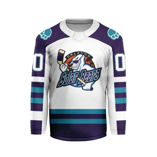 Discover Orlando Solar Bearss Personalized 2026 Throwback V-shaped Hockey For Fan Gear