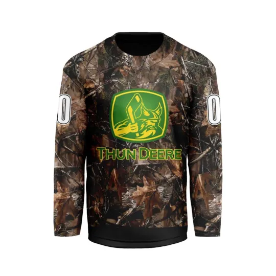 Discover Adirondack Thunders Personalize 2026 Country Night Thun Dee V-shaped Hockey Jsy