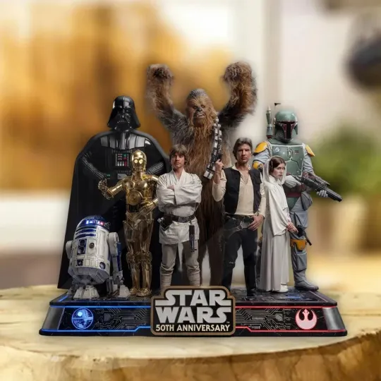 Star Wars 50th Anniversary 2027 Shape Acrylic Plaque –  5323