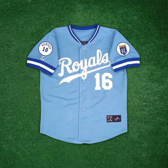 Bo Jackson 1987 Kansas City Royals Cooperstown Men's Blue Away Jersey