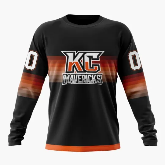 Kansas City Mavericks Special Gradient Design Long Sleeve Fullsize