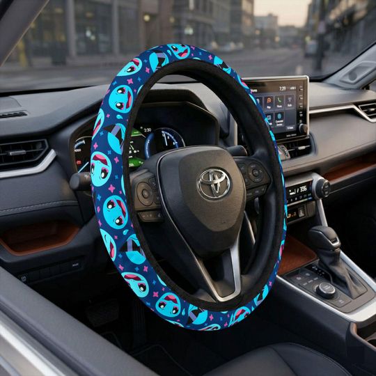 Discover Squirtle Steering Wheel Cover, Cute Anime Auto Decor, Gamer Gift