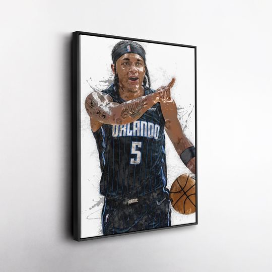 Paolo Banchero Orlando Magic Print NBA Basketball Wall Art Poster Man Cave Decor Sports Gift for Magic Fans